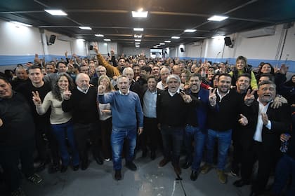 Kicillof, con Yasky y miembros del gabinete bonaerense