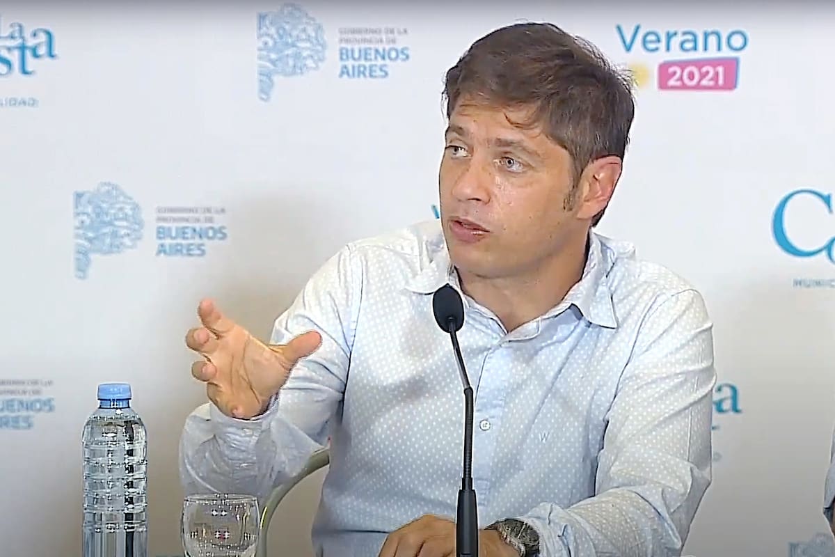 Kicillof dio una conferencia de prensa tras la reunión