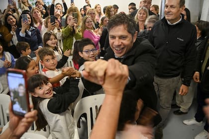 Kicillof en Carlos Casares