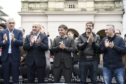 Kicillof en Ensenada junto a Mario Secco