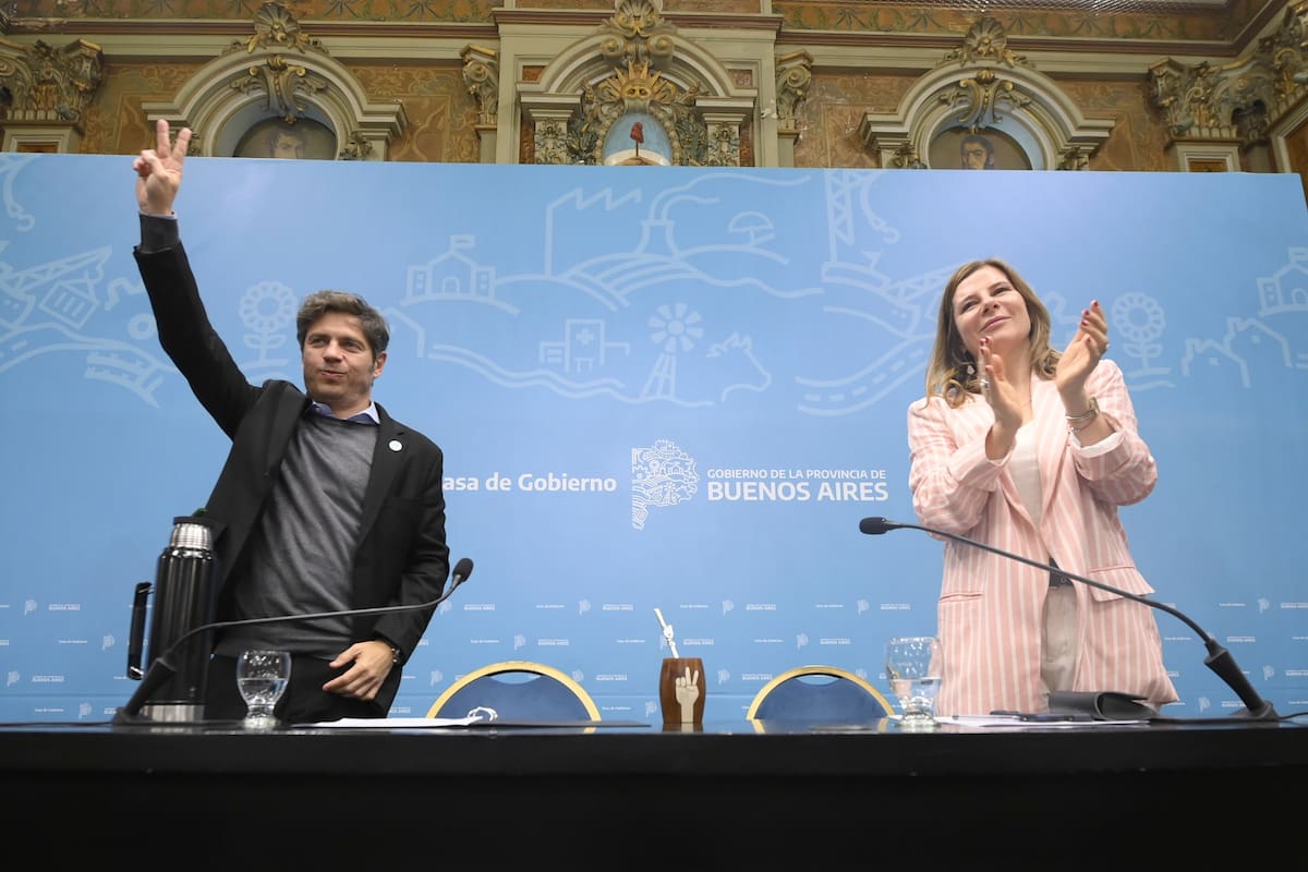 Kicillof, este miércoles, con Florencia Saintout, presidenta del Instituto Cultural bonaerense