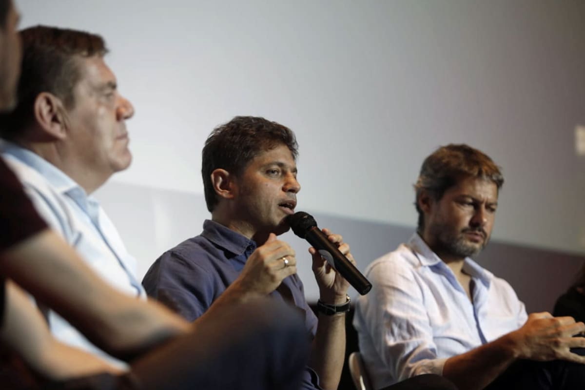 Kicillof estuvo junto a Montenegro (Cambiemos) y el ministro de Turismo, Matías Lammens