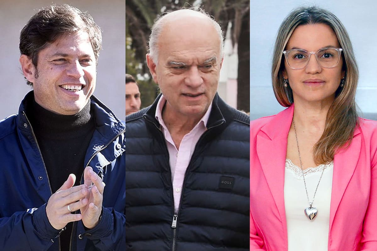 Kicillof, Grindetti y Píparo
