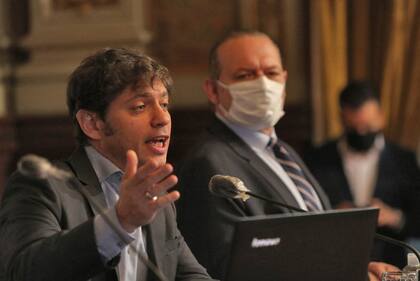 Axel Kicillof y Sergio Berni