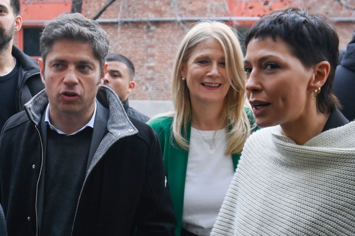 Kicillof, Magario y Mayra Mendoza