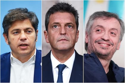Kicillof, Massa, Máximo
