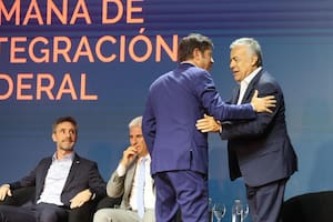 Kicillof compartió un panel con gobernadores dialoguistas y tuvo un contrapunto con Cornejo