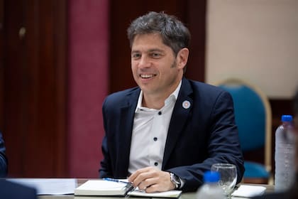 Kicillof se mostró junto a intendentes que avalaron la candidatura de Cristina Fernández como presidenta del PJ nacional