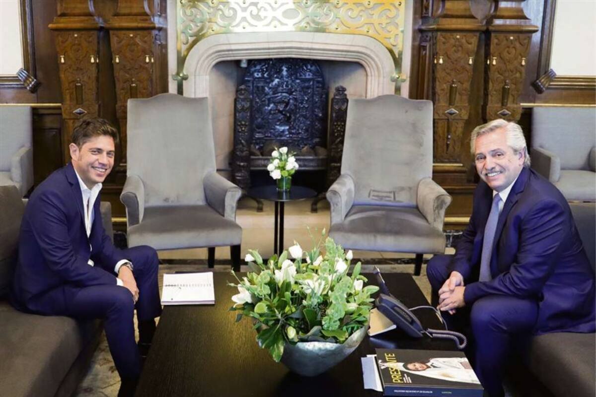 Kicillof visitó ayer al Presidente en la Casa Rosada y logró su apoyo