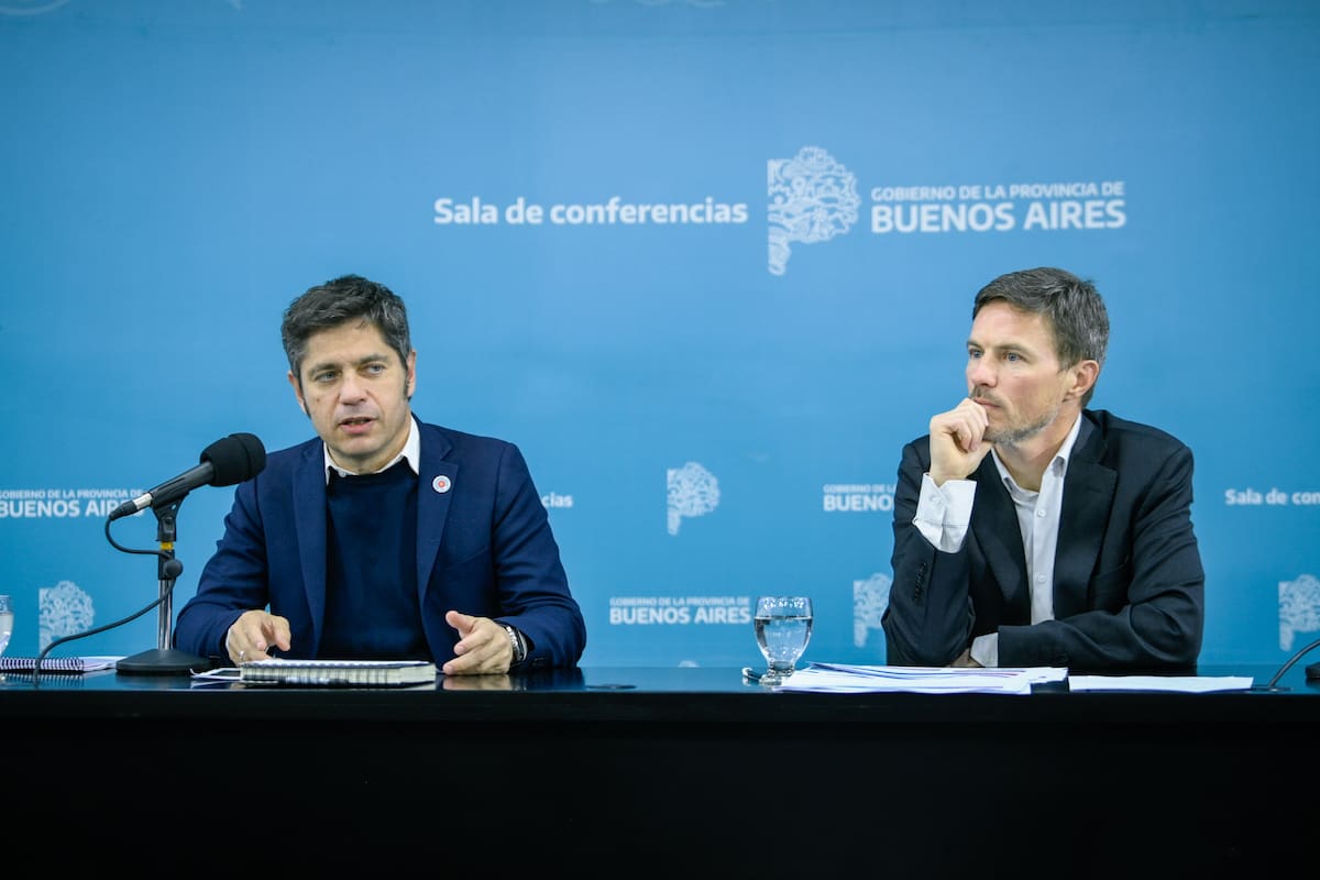Kicillof y Augusto Costa, al anunciar investigaciones contra las billeteras virtuales
