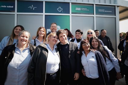 Kicillof y Granados en Ezeiza