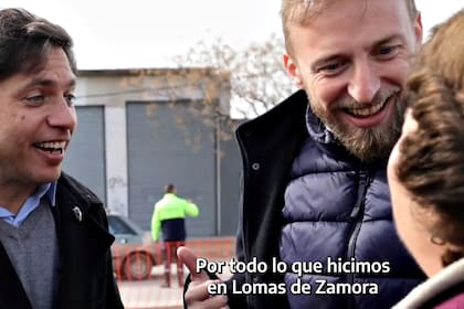 Kicillof y Otermin, en Lomas de Zamora