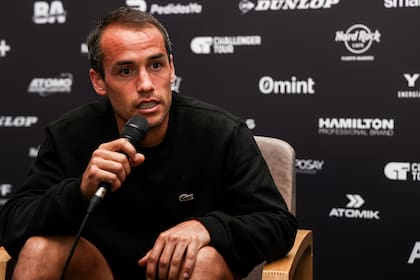 Kicker, en rueda de prensa del Challenger de Buenos Aires: "El objetivo es volver a jugar Grand Slams, ya sea el main draw o la qualy"