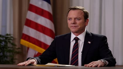Kiefer Sutherland como el presidente de los Estados Unidos en la segunda temporada de Designated Survivor