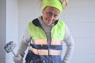 Kiki, albañila con 20 años de experiencia: “No hay jóvenes en la construcción porque no quieren estudiar ni trabajar”