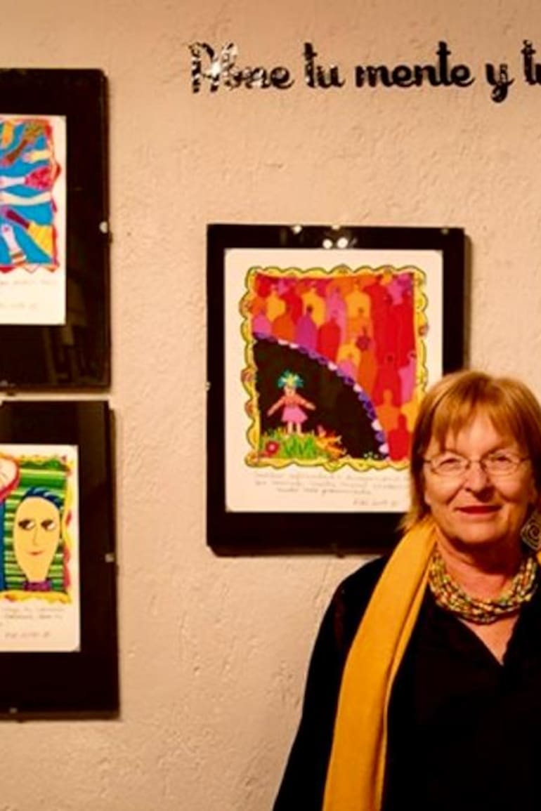 Kiki Suárez a los 72 en su galería de arte