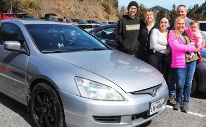 Kilmer registró su trayectoria arriba del Honda Accord en youtube.