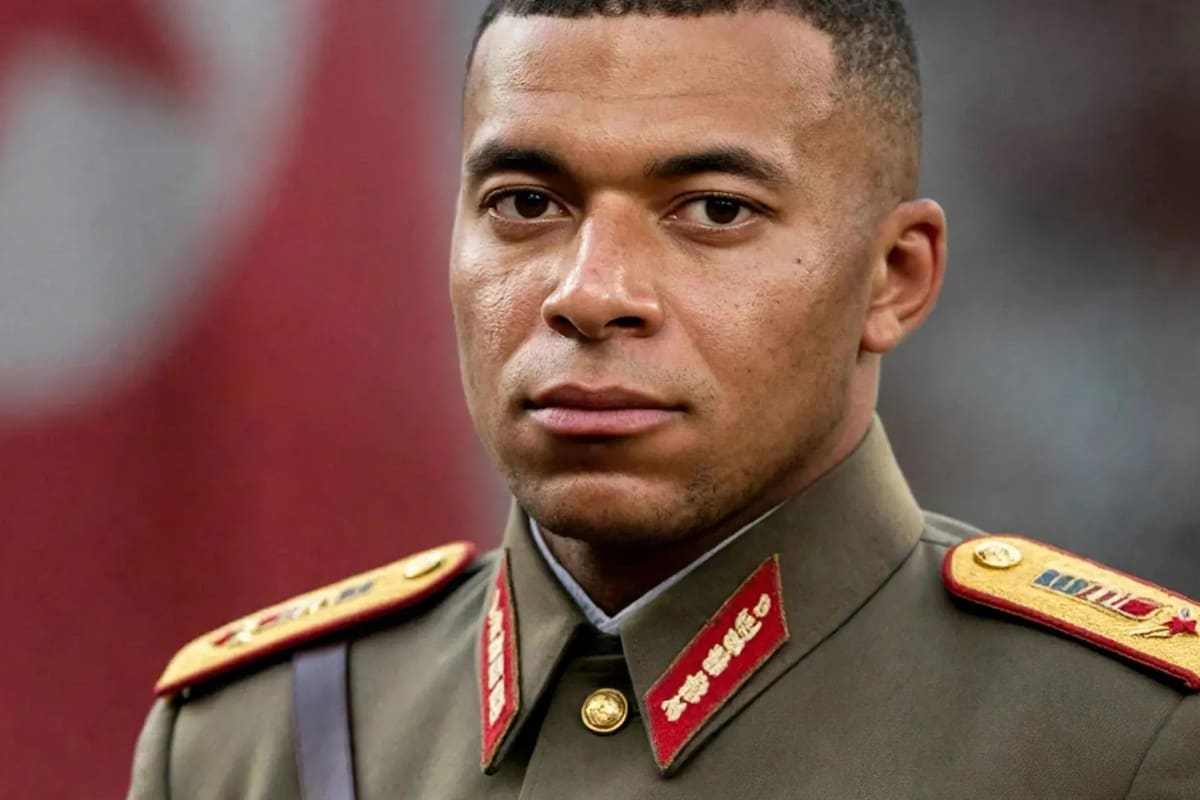 Kilyan Mbappé, caracterizado como un dictador
