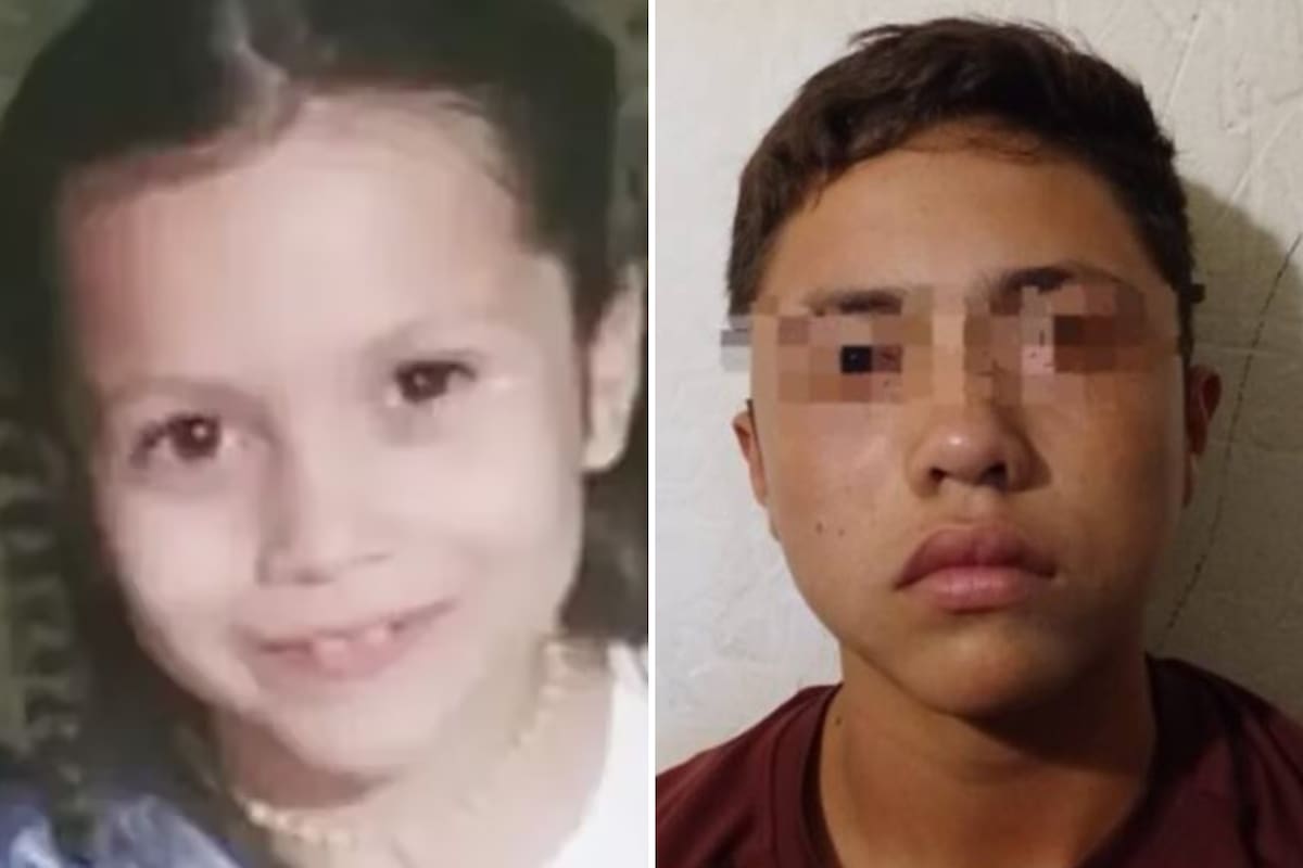 Kim Gómez y el acusado de 14 años
