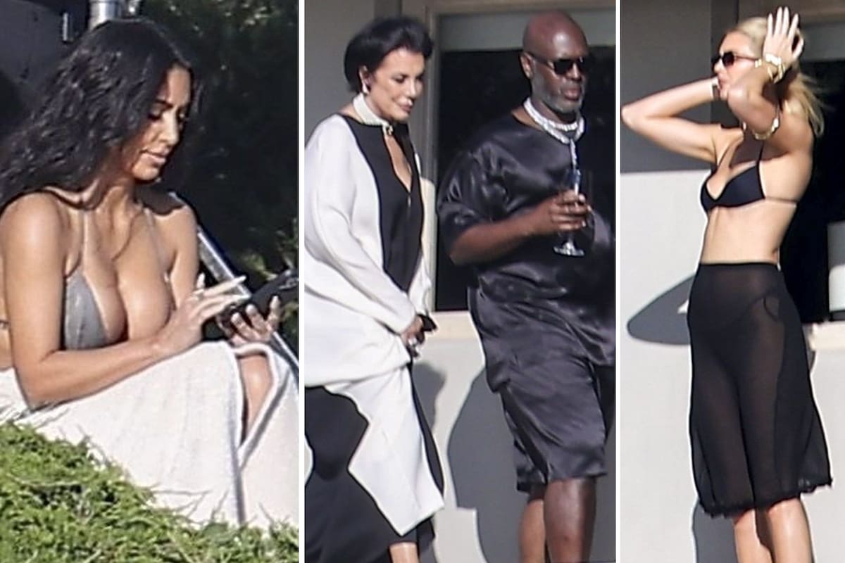 Kim Kardashian celebró junto a su familia