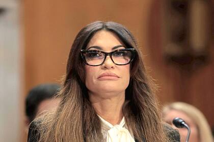 Kimberly Guilfoyle, la nominada del presidente Donald Trump para ser embajadora en Grecia, en una audiencia en el Comité de Relaciones Exteriores del Senado, en Washington.