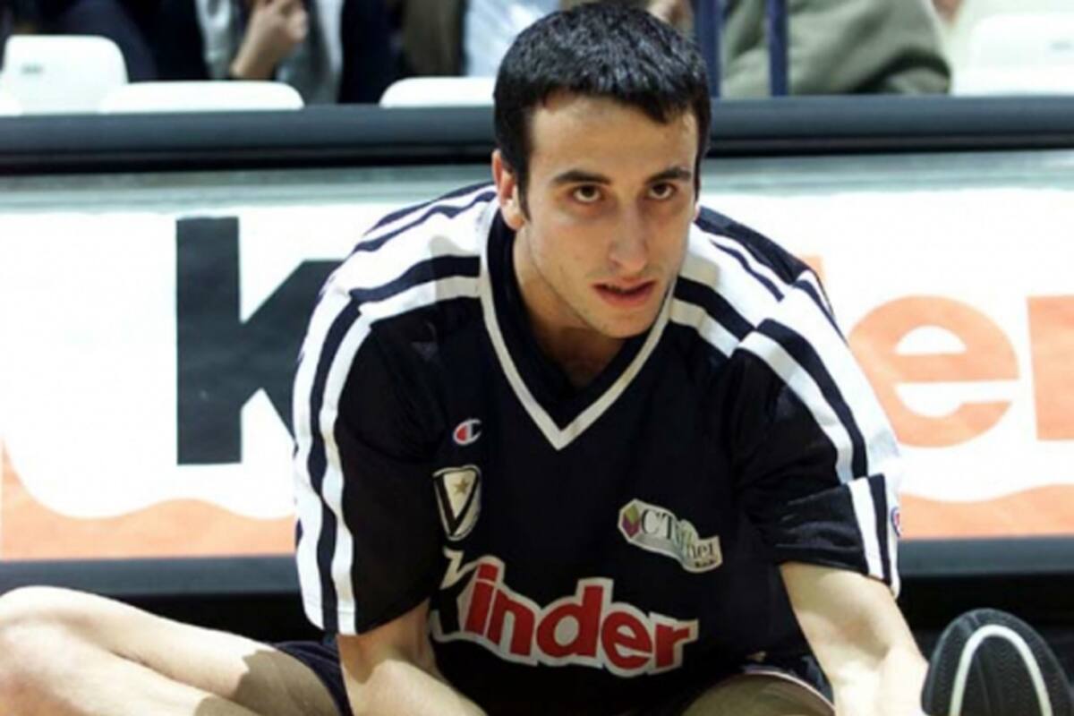 Kinder Bologna fue el equipo en el que Manu dominó el básquetbol en Europa