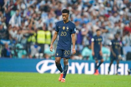 Kingsley Coman erró el segundo tiro de su equipo en la definición por penales de la final del Mundial Qatar 2022 entre la Argentina y Francia
