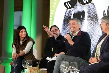 Kirchner, durante el evento ambientalista