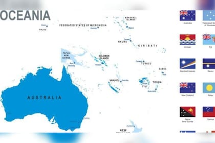 Kiribati se posiciona en los hemisferios norte, sur, oriental y occidental (Foto iStock)