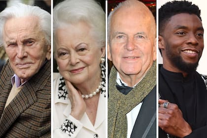 Kirk Douglas, Olivia de Havilland, Ian Holm y Chadwick Boseman, entre los artistas que murieron durante estos doce meses