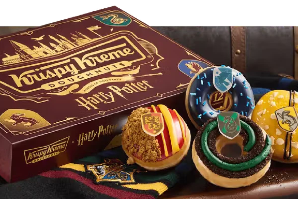 Kirspy Kreme ofrecerá por tiempo limitado una colección de donas con diseños basados en Harry Potter
