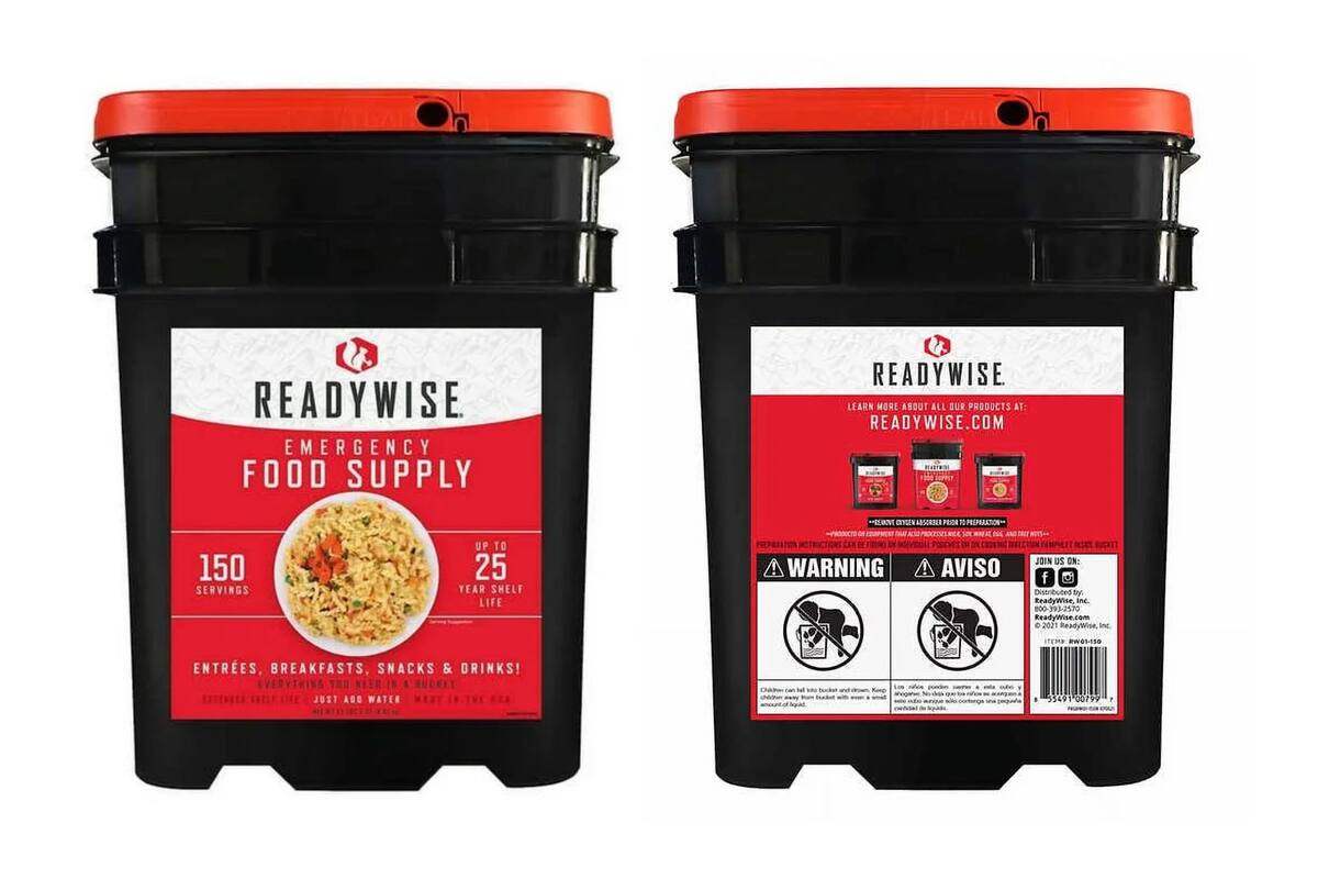 Kit de cena apocalíptica de Costco que aseguran dura 25 años