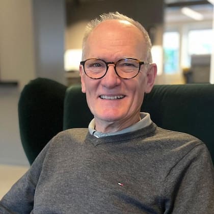 Kjell Sarnold, ahora de 74 años, tomó licencia de paternidad en la década de 1970