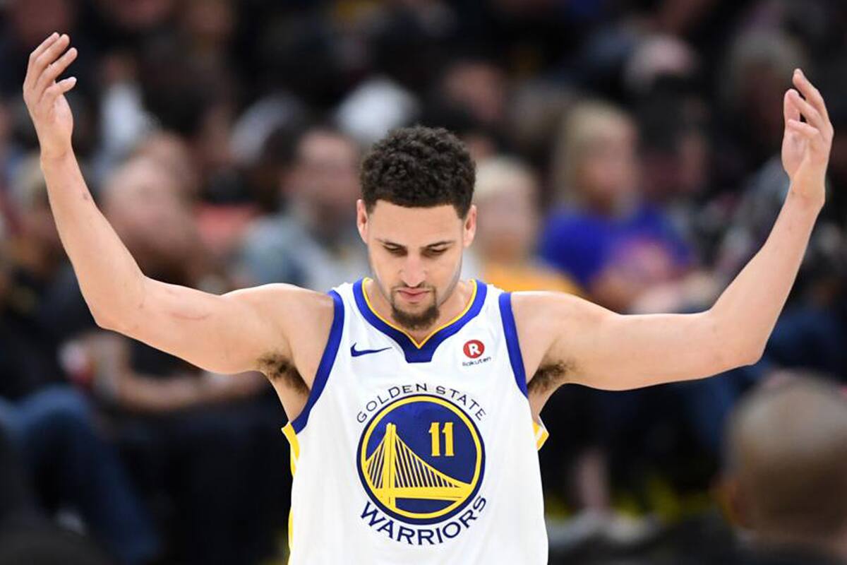 Klay Thompson superó los 200 triples por séptima temporada consecutiva