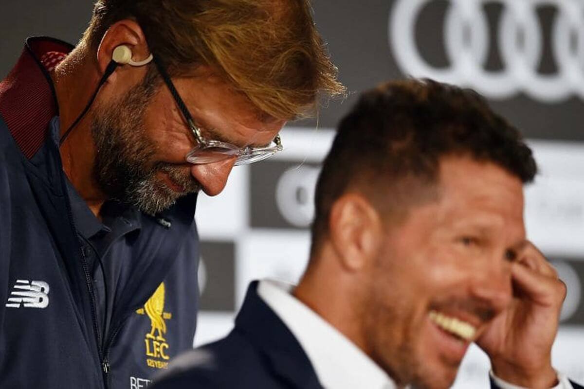 Klopp y Simeone estarán frente a frente cuando Liverpool y Atlético busquen un lugar en los cuartos de final de la Champions