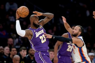 Knicks vencen a Lakers y arruinan el 32º juego de temporada regular de LeBron en el MSG