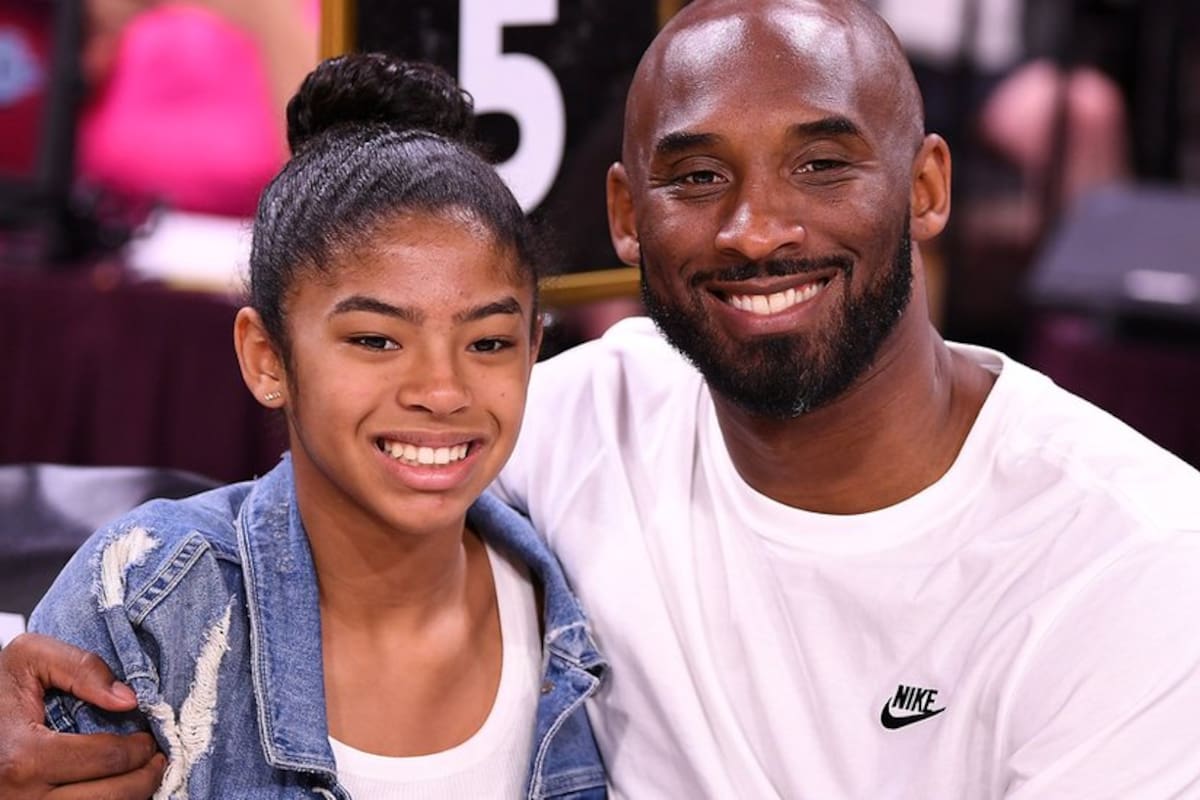 Kobe Bryant junto a su hija Gianna. Ambos fallecieron en el accidente del año pasado.