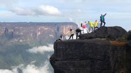 Koichiro Sawada hizo realidad uno de sus sueños: ir al Roraima, una meseta con acantilados de 400 metros de altura cerca de la frontera con Brasil.