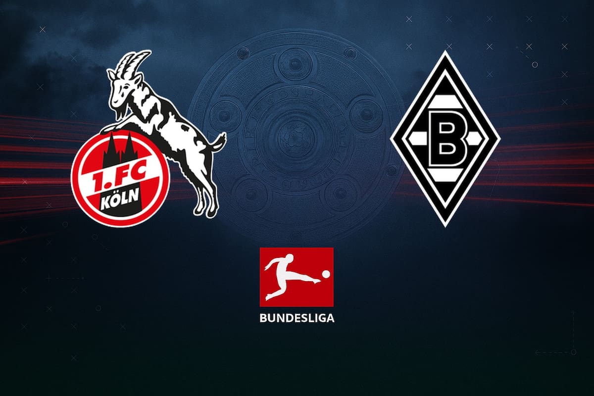 Köln y Borussia M'gladbach disputaron uno de los encuentros de la jornada del fútbol aleman