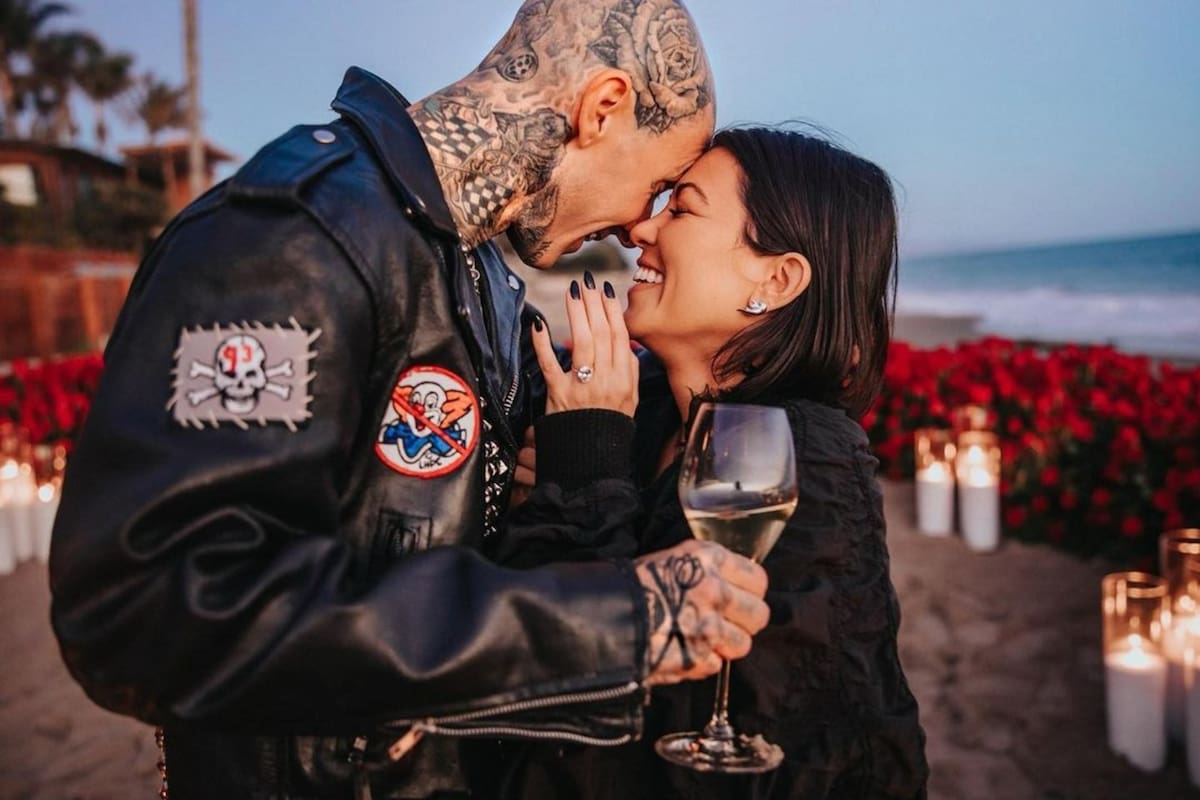 Kourtney Kardashian contó cómo fue que rompió el anillo de un millón de dólares que le regaló Travis Barker en su compromiso.