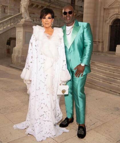 Kris Jenner junto a su pareja Corey Gamble