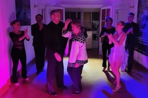 Kristalina Georgieva bailó tango con Mora Godoy antes de irse de la Argentina