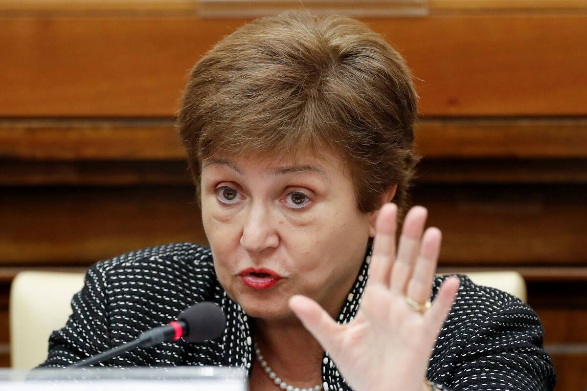 Kristalina Georgieva en el Vaticano