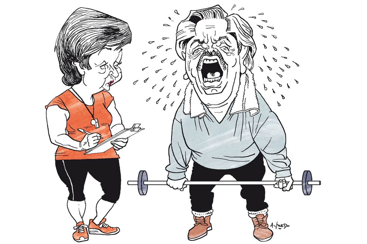 Kristalina Georgieva y Alberto Fernández