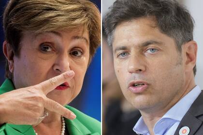Kristalina Georgieva y Axel Kicillof