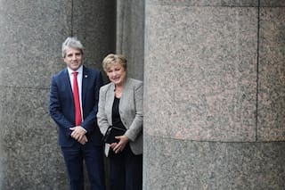 Caputo: "Un privilegio y un honor recibir tu visita a nuestro país, estimada Kristalina Georgieva"