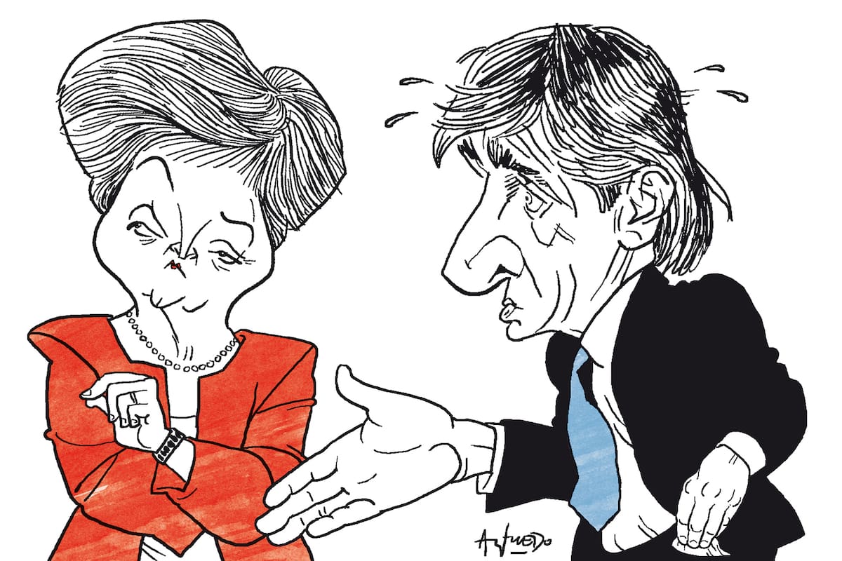 Kristalina Georgieva y Luis Caputo
