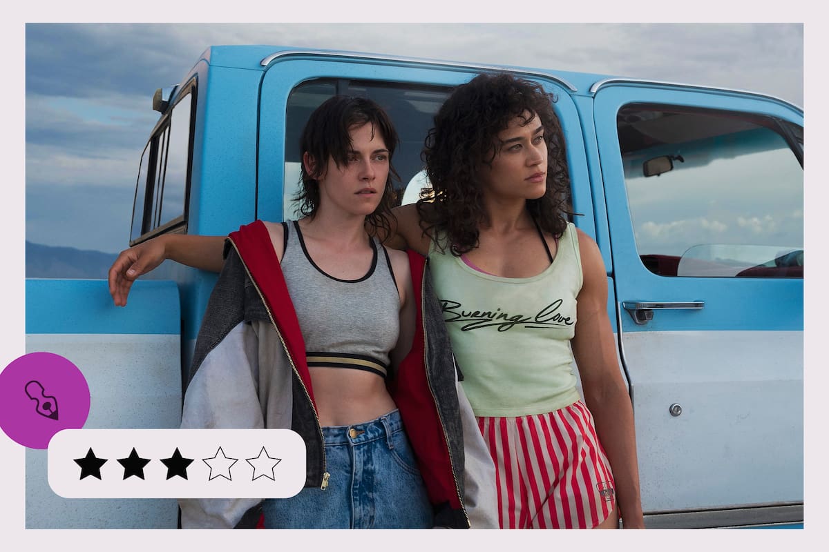 Kristen Stewart y Katy O’Brian en Amor, mentiras y sangre, de la directora Rose Glass