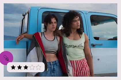 Kristen Stewart y Katy O’Brian en Amor, mentiras y sangre, de la directora Rose Glass