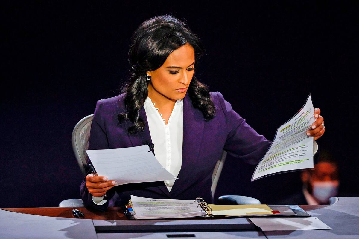 Kristen Welker, la moderadora en el debate entre Joe Biden y Donald Trump